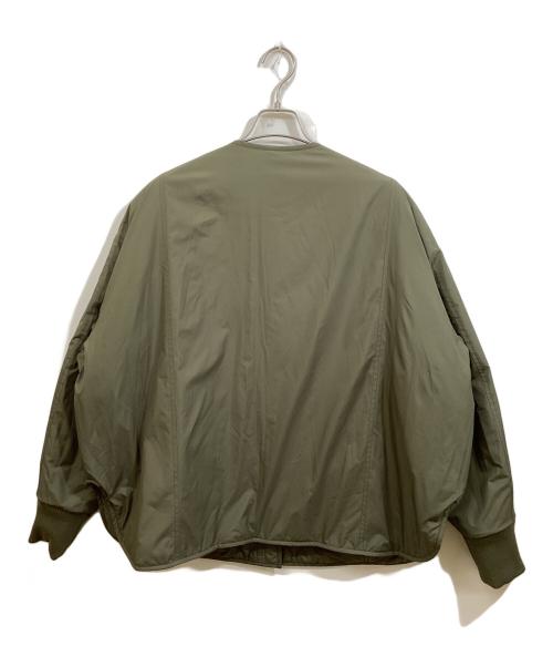 CALUX（キャラクス）CALUX (キャラクス) QUILTED リバーシブル中綿ジャケット オリーブ サイズ:Freeの古着・服飾アイテム