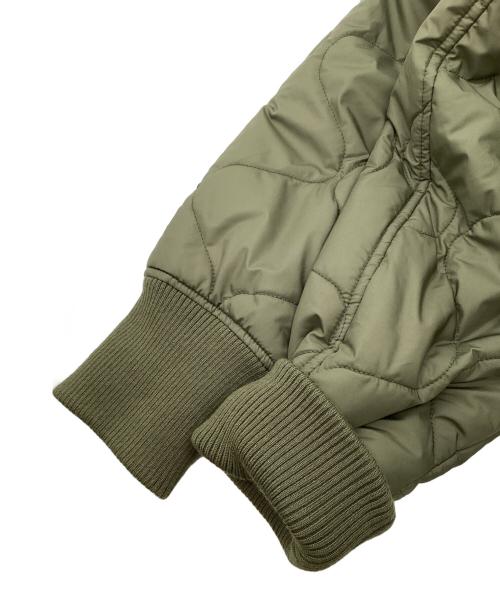 CALUX（キャラクス）CALUX (キャラクス) QUILTED リバーシブル中綿ジャケット オリーブ サイズ:Freeの古着・服飾アイテム