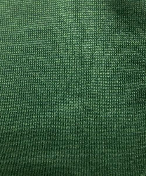 JOHN SMEDLEY（ジョンスメドレー）JOHN SMEDLEY (ジョンスメドレー) クルーネックメリノウールニット グリーン サイズ:Ｓの古着・服飾アイテム