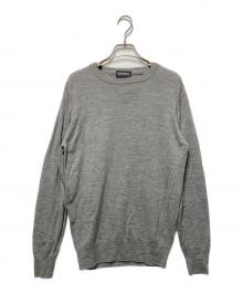 JOHN SMEDLEY（ジョンスメドレー）の古着「ニュージーランドメリノウールニット」｜ライトグレー