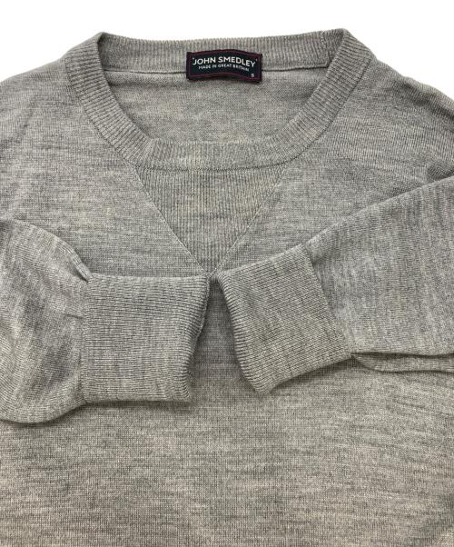 JOHN SMEDLEY（ジョンスメドレー）JOHN SMEDLEY (ジョンスメドレー) ニュージーランドメリノウールニット ライトグレー サイズ:Ｓの古着・服飾アイテム