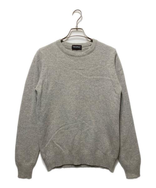 JOHN SMEDLEY（ジョンスメドレー）JOHN SMEDLEY (ジョンスメドレー) カシミヤブレンドL/Sニット ライトグレー サイズ:Ｓの古着・服飾アイテム