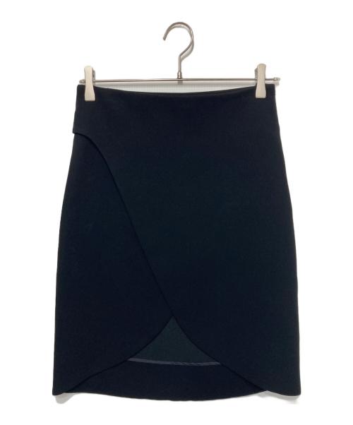 YOKO CHAN（ヨーコチャン）YOKO CHAN (ヨーコチャン) センタースリットスカート ブラック サイズ:38の古着・服飾アイテム