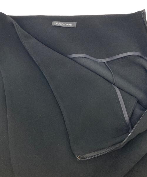 YOKO CHAN（ヨーコチャン）YOKO CHAN (ヨーコチャン) センタースリットスカート ブラック サイズ:38の古着・服飾アイテム