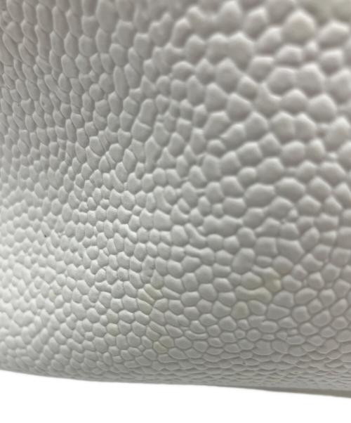 Herve Chapelier（エルベシャプリエ）Herve Chapelier (エルベシャプリエ) リュクススクエアトートM ホワイト×ネイビーの古着・服飾アイテム