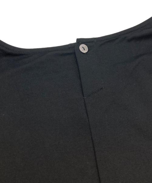 BEARDSLEY（ビアズリー）BEARDSLEY (ビアズリー) リネン刺繍切替ブラウス ブラック サイズ:1の古着・服飾アイテム