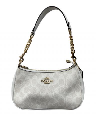 中古・古着通販】COACH (コーチ) テリ ショルダー バッグ ホワイト 