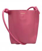 JIL SANDERジルサンダー）の古着「Tangle スモールレザーショルダーバッグ」｜ピンク