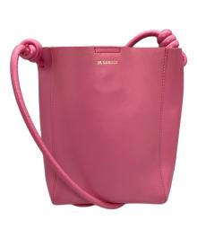 JIL SANDER（ジルサンダー）の古着「Tangle スモールレザーショルダーバッグ」｜ピンク