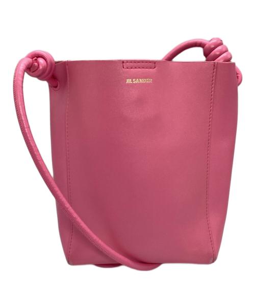 JIL SANDER（ジルサンダー）JIL SANDER (ジルサンダー) Tangle スモールレザーショルダーバッグ ピンクの古着・服飾アイテム