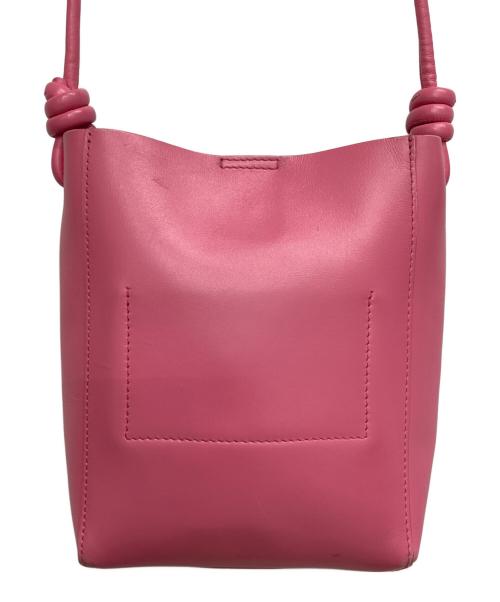 JIL SANDER（ジルサンダー）JIL SANDER (ジルサンダー) Tangle スモールレザーショルダーバッグ ピンクの古着・服飾アイテム