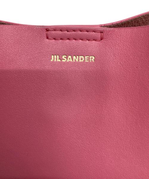JIL SANDER（ジルサンダー）JIL SANDER (ジルサンダー) Tangle スモールレザーショルダーバッグ ピンクの古着・服飾アイテム