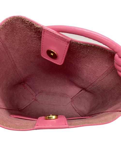 JIL SANDER（ジルサンダー）JIL SANDER (ジルサンダー) Tangle スモールレザーショルダーバッグ ピンクの古着・服飾アイテム