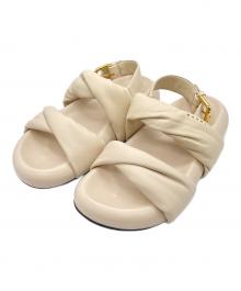 MARNI（マルニ）の古着「Bubble Twisted Open-Toe Sandals」｜ベージュ