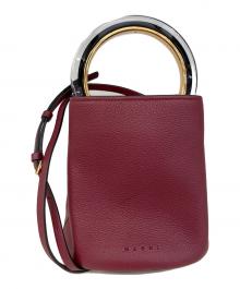 MARNI（マルニ）の古着「パニエ2WAYバケットバッグ」｜ボルドー
