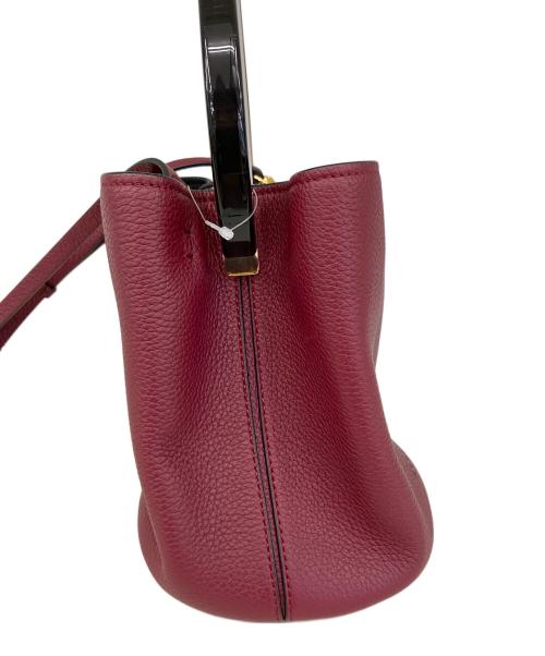MARNI（マルニ）MARNI (マルニ) パニエ2WAYバケットバッグ ボルドーの古着・服飾アイテム