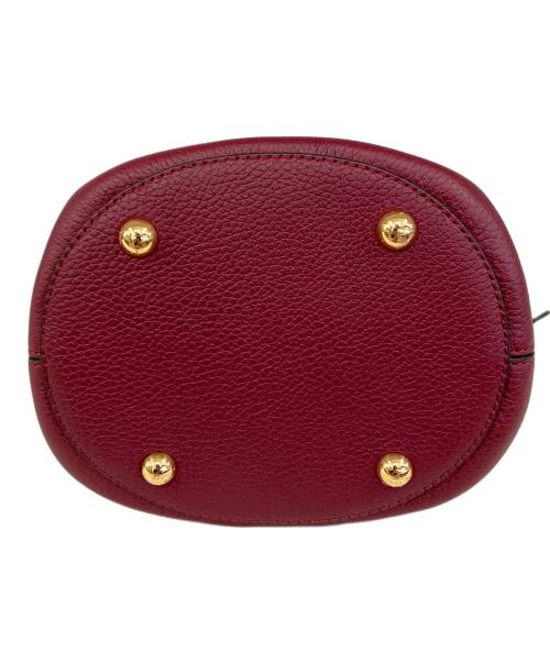 MARNI（マルニ）MARNI (マルニ) パニエ2WAYバケットバッグ ボルドーの古着・服飾アイテム