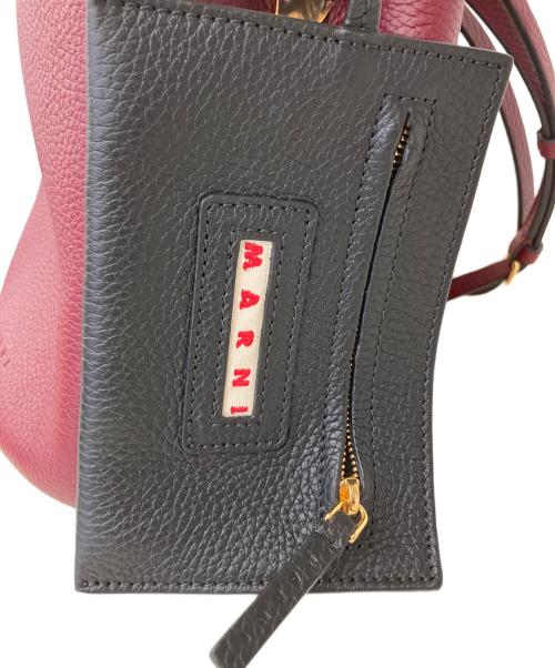 MARNI（マルニ）MARNI (マルニ) パニエ2WAYバケットバッグ ボルドーの古着・服飾アイテム