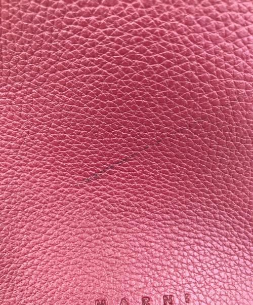 MARNI（マルニ）MARNI (マルニ) パニエ2WAYバケットバッグ ボルドーの古着・服飾アイテム