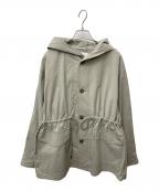 LE GLAZIKル グラジック）の古着「コットンナイロンウェザー フードコート」｜オリーブ