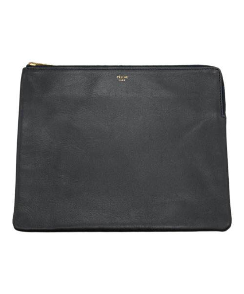 CELINE（セリーヌ）CELINE (セリーヌ) クラッチバッグ/ ipad case ブラックの古着・服飾アイテム