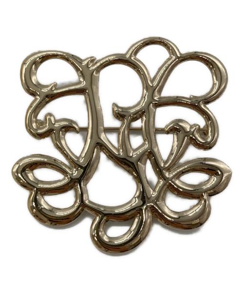 JUSGLITTY（ジャスグリッティー）JUSGLITTY (ジャスグリッティー) ロゴブローチ付クロップドニット 44150510 アイボリー サイズ:2の古着・服飾アイテム