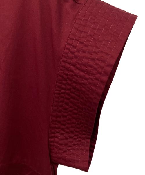 CO（コー）CO (コー) コットンポプリンワンピース ボルドー サイズ:Mの古着・服飾アイテム