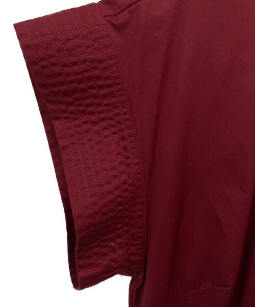 CO（コー）CO (コー) コットンポプリンワンピース ボルドー サイズ:Mの古着・服飾アイテム