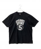 stussyステューシー）の古着「5 SPORT TEE」｜ブラック