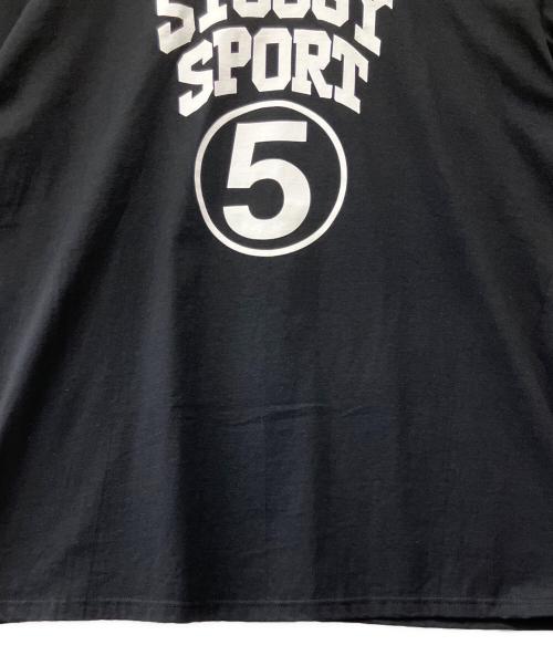 stussy（ステューシー）stussy (ステューシー) 5 SPORT TEE ブラック サイズ:XLの古着・服飾アイテム