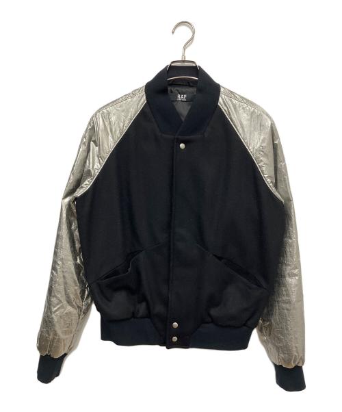 RAF BY RAF SIMONS（ラフバイ ラフシモンズ）RAF BY RAF SIMONS (ラフバイ ラフシモンズ) スタジャン ブラック×シルバー サイズ:48の古着・服飾アイテム