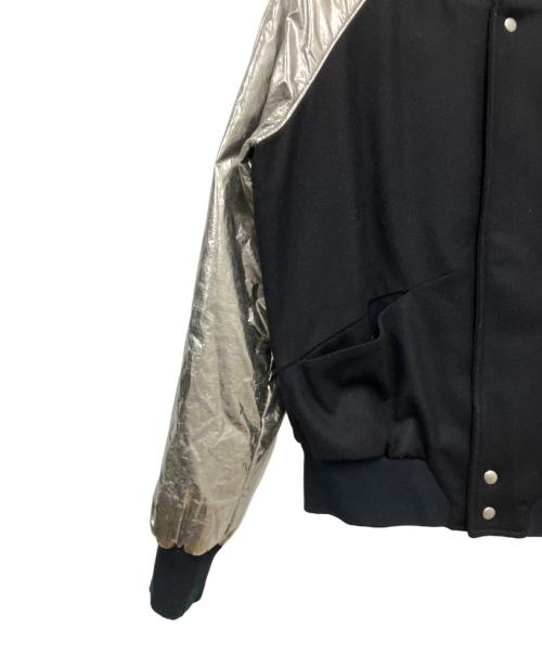 RAF BY RAF SIMONS（ラフバイ ラフシモンズ）RAF BY RAF SIMONS (ラフバイ ラフシモンズ) スタジャン ブラック×シルバー サイズ:48の古着・服飾アイテム