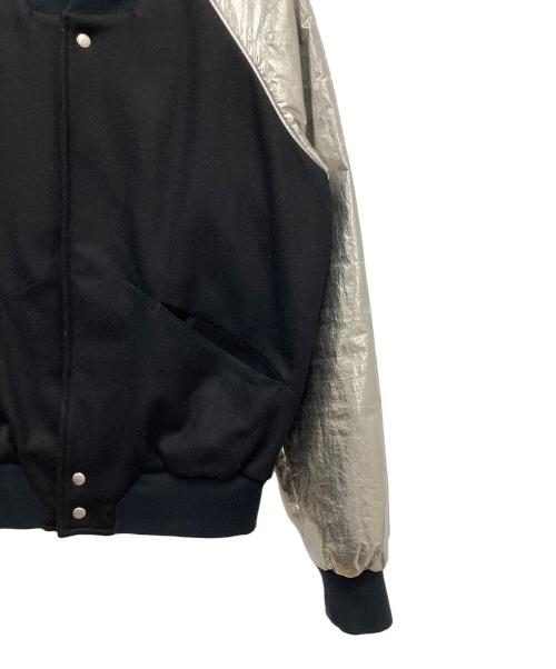 RAF BY RAF SIMONS（ラフバイ ラフシモンズ）RAF BY RAF SIMONS (ラフバイ ラフシモンズ) スタジャン ブラック×シルバー サイズ:48の古着・服飾アイテム