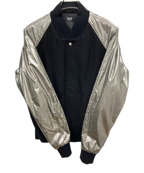 RAF BY RAF SIMONS（ラフバイ ラフシモンズ）RAF BY RAF SIMONS (ラフバイ ラフシモンズ) スタジャン ブラック×シルバー サイズ:48の古着・服飾アイテム