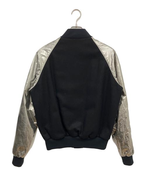 RAF BY RAF SIMONS（ラフバイ ラフシモンズ）RAF BY RAF SIMONS (ラフバイ ラフシモンズ) スタジャン ブラック×シルバー サイズ:48の古着・服飾アイテム