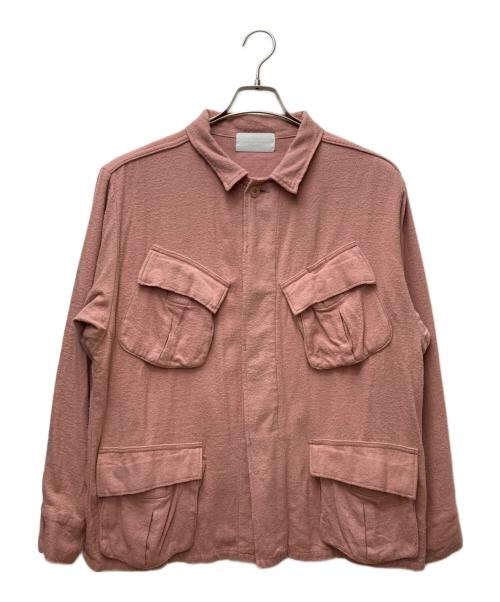 UNUSED（アンユーズド）UNUSED (アンユーズド) Jungle Fatigue shirt Jacket ピンクの古着・服飾アイテム