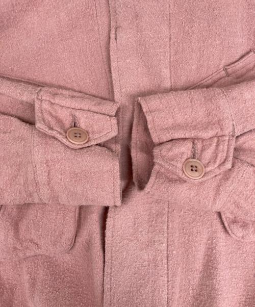 UNUSED（アンユーズド）UNUSED (アンユーズド) Jungle Fatigue shirt Jacket ピンクの古着・服飾アイテム