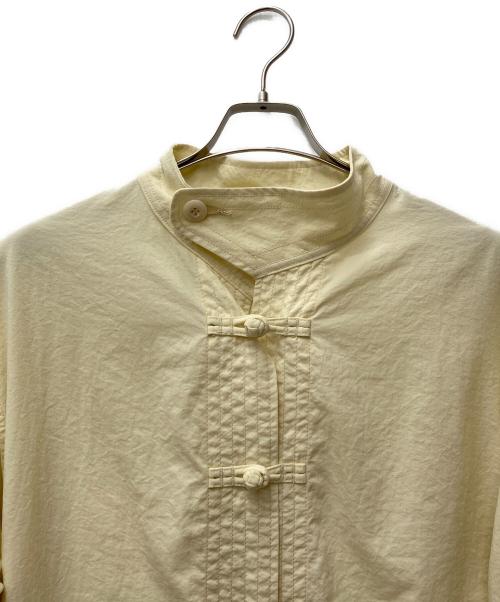 Product Twelve（プロダクトトゥエルブ）Product Twelve (プロダクトトゥエルブ) ナイロンチャイナシャツ　21AW-PBL03 ベージュ サイズ:2の古着・服飾アイテム