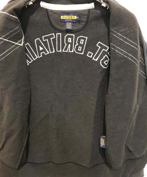Rugby Ralph Lauren（ラグビーラルフローレン）Rugby Ralph Lauren (ラグビーラルフローレン) スウェットスタジャン ブラウン サイズ:Mの古着・服飾アイテム