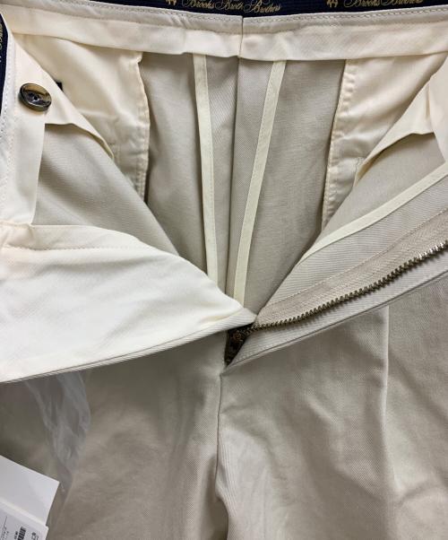BROOKS BROTHERS（ブルックスブラザーズ）BROOKS BROTHERS (ブルックスブラザーズ) NEAT (ニート) BROOKS BROTHERS　NEAT　タックパンツ ベージュ サイズ:W30の古着・服飾アイテム