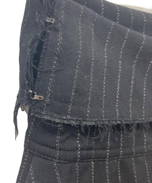 MAISON SPECIAL（メゾンスペシャル）MAISON SPECIAL (メゾンスペシャル) ストライプワイドパンツ ネイビー サイズ:36の古着・服飾アイテム