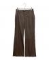 FETICO（フェティコ）の古着「BACK SLIT TROUSERS」｜ブラウン