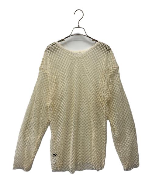 MAISON SPECIAL（メゾンスペシャル）MAISON SPECIAL (メゾンスペシャル) ビッグメッシュトップス アイボリー サイズ:Fの古着・服飾アイテム