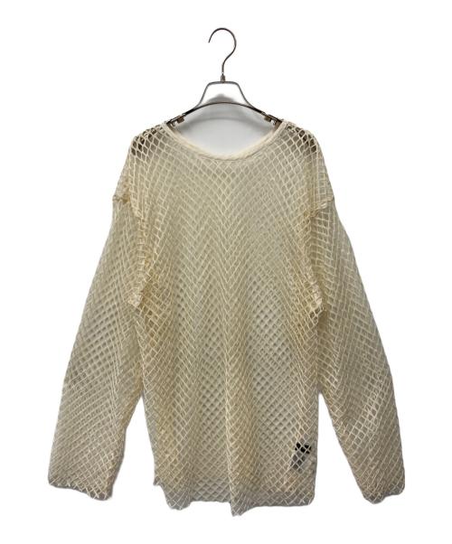 MAISON SPECIAL（メゾンスペシャル）MAISON SPECIAL (メゾンスペシャル) ビッグメッシュトップス アイボリー サイズ:Fの古着・服飾アイテム