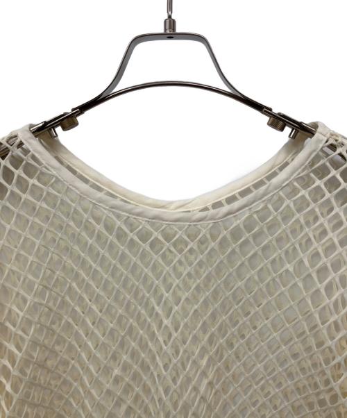 MAISON SPECIAL（メゾンスペシャル）MAISON SPECIAL (メゾンスペシャル) ビッグメッシュトップス アイボリー サイズ:Fの古着・服飾アイテム