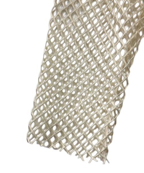 MAISON SPECIAL（メゾンスペシャル）MAISON SPECIAL (メゾンスペシャル) ビッグメッシュトップス アイボリー サイズ:Fの古着・服飾アイテム