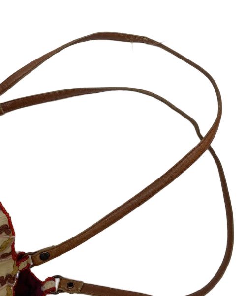 JAMIN PUECH（ジャマンピュエッシュ）JAMIN PUECH (ジャマンピュエッシュ) ビーズバッグ ベージュの古着・服飾アイテム