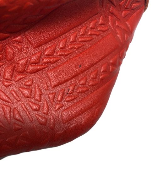 JAMIN PUECH（ジャマンピュエッシュ）JAMIN PUECH (ジャマンピュエッシュ) カットワークバッグ ブラウンの古着・服飾アイテム