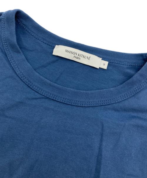 maison kitsune（メゾンキツネ）maison kitsune (メゾンキツネ) レストフォックスパッチクラシックTシャツ ネイビー サイズ:Mの古着・服飾アイテム