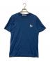 maison kitsune（メゾンキツネ）の古着「レストフォックスパッチクラシックTシャツ」｜ネイビー